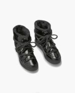 INUIKII Women Black Rain Vegan Footwear B8TL244 - Image 2
