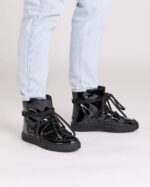 INUIKII Women Black Rain Vegan Footwear B8TL244 - Image 4