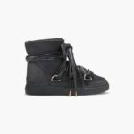 INUIKII Women Black Tripple Lace Footwear B8TL255