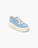 INUIKII Women Blue Matilda Suede Low Footwear B8TL54 - Image 2