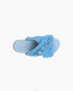 INUIKII Women Blue Woven Stones Footwear B8TL12 - Image 2
