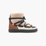 INUIKII Women Cream Curly Rock Footwear B8TL171