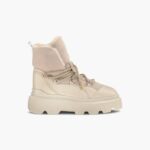 INUIKII Women Cream Endurance Trekking Footwear B8TL188