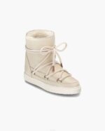 INUIKII Women Cream Nappa Wedge Footwear B8TL228 - Image 2