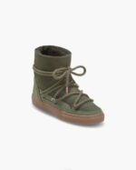 INUIKII Women Green Classic Nabuk Footwear B8TL131 - Image 2