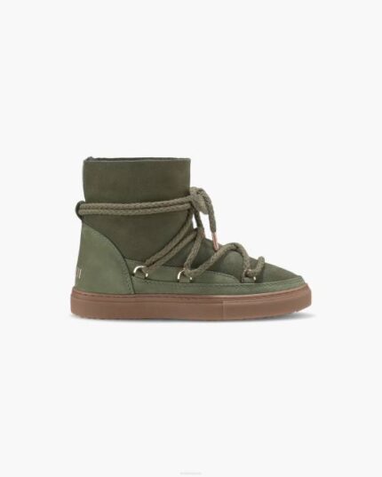 INUIKII Women Green Classic Nabuk Footwear B8TL131