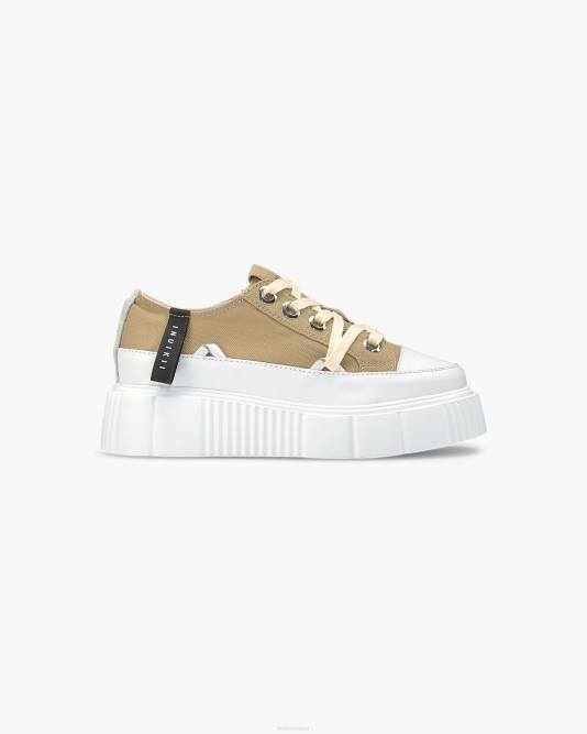 inuikii_women_green_matilda_canvas_low_23_footwear_b8tl42.jpg INUIKII Women Green Matilda Canvas Low 23 Footwear B8TL42 - Image 1