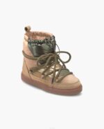 INUIKII Women Green Puffer Low Footwear B8TL240 - Image 2