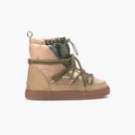 INUIKII Women Green Puffer Low Footwear B8TL240