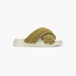 INUIKII Women Khaki Woven Footwear B8TL20