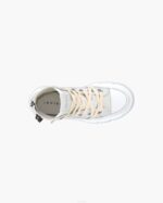 INUIKII Women Light Grey Matilda Canvas High 23 Footwear B8TL37 - Image 3