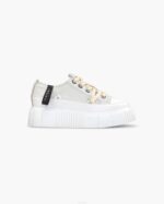 INUIKII Women Light Grey Matilda Canvas Low 23 Footwear B8TL44