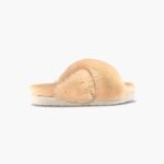 INUIKII Women Light-Yellow Classic Shearling Slipper Footwear B8TL101