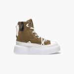 INUIKII Women Military Matilda Canvas High Footwear B8TL31