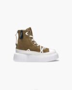 INUIKII Women Military Matilda Canvas High Footwear B8TL31