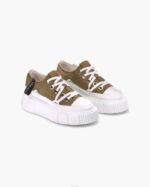 INUIKII Women Military Matilda Canvas Low Footwear B8TL41 - Image 2
