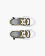 INUIKII Women Military Matilda Canvas Low Footwear B8TL41 - Image 3