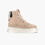 INUIKII Women Nude Matilda Leather High Footwear B8TL48