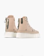 INUIKII Women Nude Matilda Leather High Footwear B8TL48 - Image 3