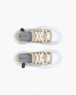 INUIKII Women Old Beige Matilda Canvas Low Footwear B8TL39 - Image 3