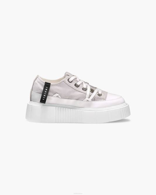 inuikii_women_old_light_grey_matilda_canvas_low_footwear_b8tl40.jpg INUIKII Women Old Light-Grey Matilda Canvas Low Footwear B8TL40 - Image 1