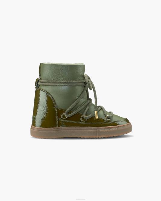 inuikii_women_olive_green_gloss_wedge_footwear_b8tl206.jpg INUIKII Women Olive Green Gloss Wedge Footwear B8TL206 - Image 1