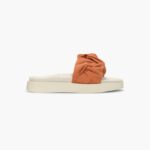 INUIKII Women Orange Fjord Flower Footwear B8TL68