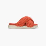 INUIKII Women Orange Woven Footwear B8TL23