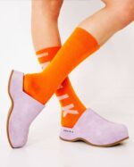 INUIKII Women Purple Sabot Venezia Footwear B8TL64 - Image 3