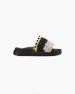 INUIKII Women Size Loose Knitted White Footwear B8TL87