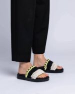INUIKII Women Size Loose Knitted White Footwear B8TL87 - Image 3