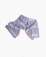 INUIKII Women Taupe - Blue Jacquard Scarf Accessories B8TL306 - Image 2