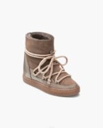 INUIKII Women Taupe Classic Wedge Footwear B8TL153 - Image 2