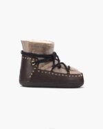INUIKII Women Taupe Curly Rock Footwear B8TL163