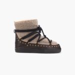 INUIKII Women Taupe Curly Rock Footwear B8TL172