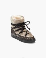 INUIKII Women Taupe Curly Rock Wedge Footwear B8TL173 - Image 2