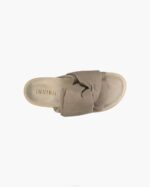 INUIKII Women Taupe Knot Lino Footwear B8TL78 - Image 3