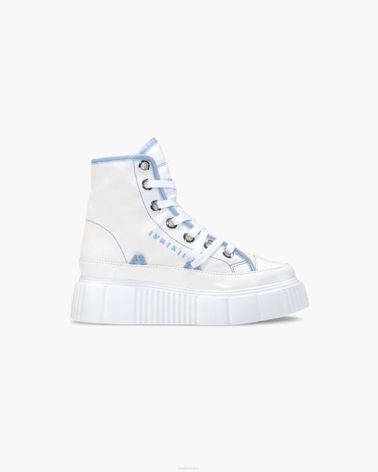 inuikii_women_white_blue_matilda_canvas_bicolor_footwear_b8tl30.jpg INUIKII Women White / Blue Matilda Canvas Bicolor Footwear B8TL30 - Image 1